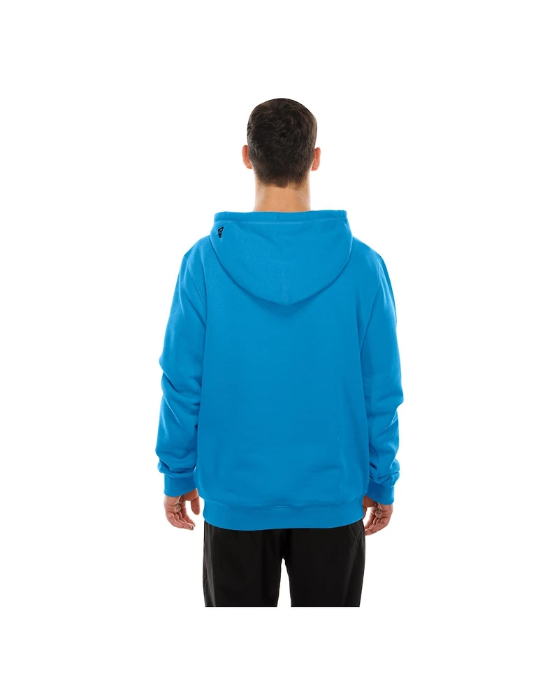 New Era Men's Carolina Blue Carolina Panthers Combine Authentic Local State Throwback Hoodie