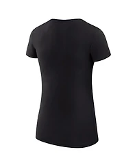 G-iii 4Her by Carl Banks Women's Black Pittsburgh Pirates Super-Slim Fit Lightweight Heart Graphic T-Shirt