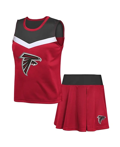Outerstuff Big Girls 2-Piece Red Atlanta Falcons Spirit Cheerleader Set