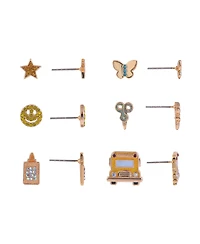 Hallmark School Theme 6pk Stud Earring Set