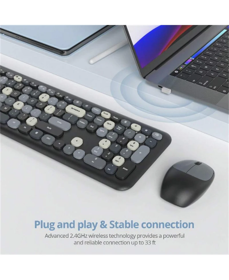Quiet Wireless Keyboard And Mouse