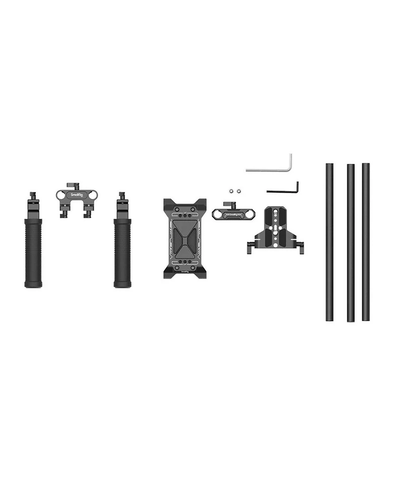 SmallRig 2896B Basic Shoulder Mount Kit with Basic Shoulder Pad and 2x 15mm Aluminum Rod