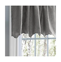Ellis Curtain Portland Crushed Taffeta Rod Pocket Valance - 48x15