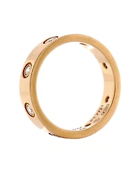 Pre-Owned Cartier Love Wedding Band 8 Diamonds Ring