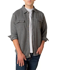 Hope & Henry Men's Long Sleeve Quilted Shirt Jacket