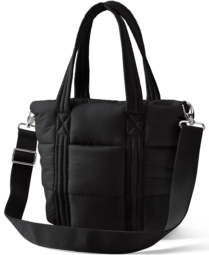 Lands' End Wanderweight Ultralight Packable Crossbody Tote Bag