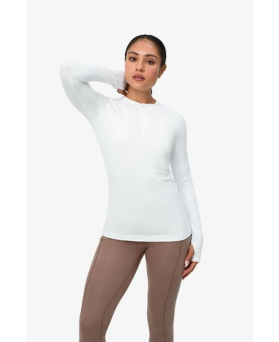 BloqUV Women's Upf 50+ Sun Protective Performance Quarter Zip Crew