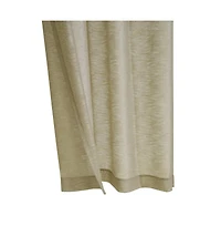 Habitat Boucle Raised Slub Texture Exclusive Sheer Grommet Curtain Panel 52" x 95" Tan