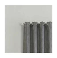 Habitat Sanders Light Filtering Window Treatment Grommet Curtain Panel for Bedroom Livingroom 52" x 95" Grey