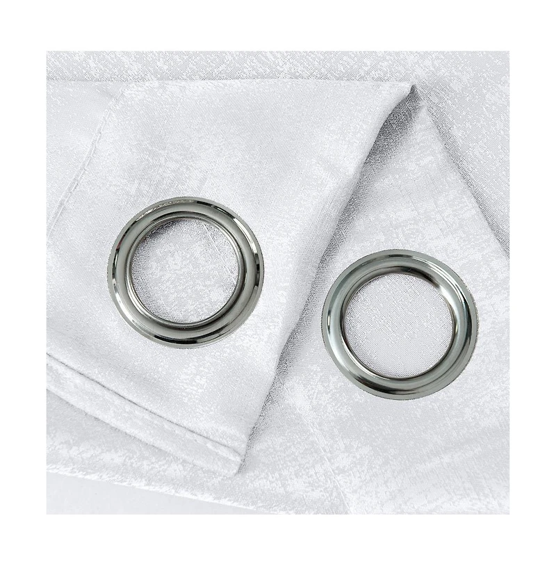 Oliva Gray Nora Embossed Blackout Grommet Panel