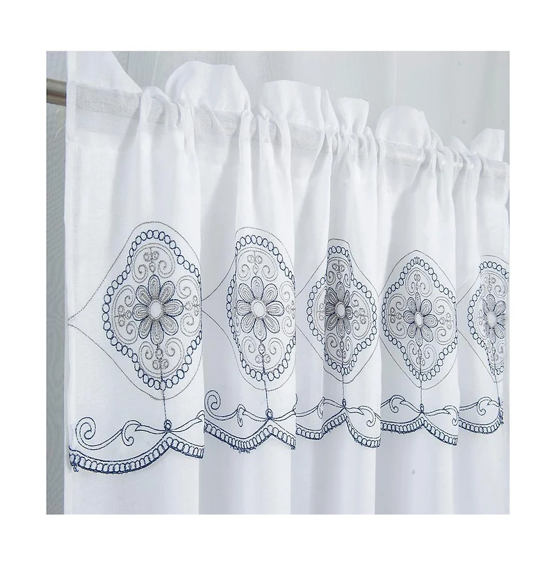 Oliva Gray Arcadia Embroidered Panel
