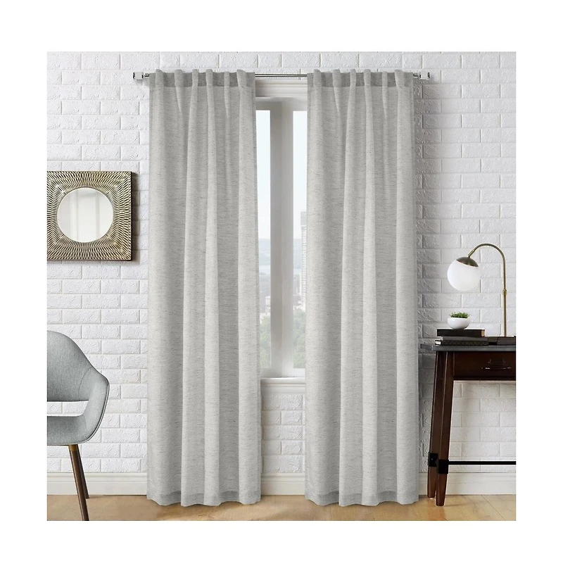 Commonwealth Danbury Dual Header Curtain Panel - 52x84