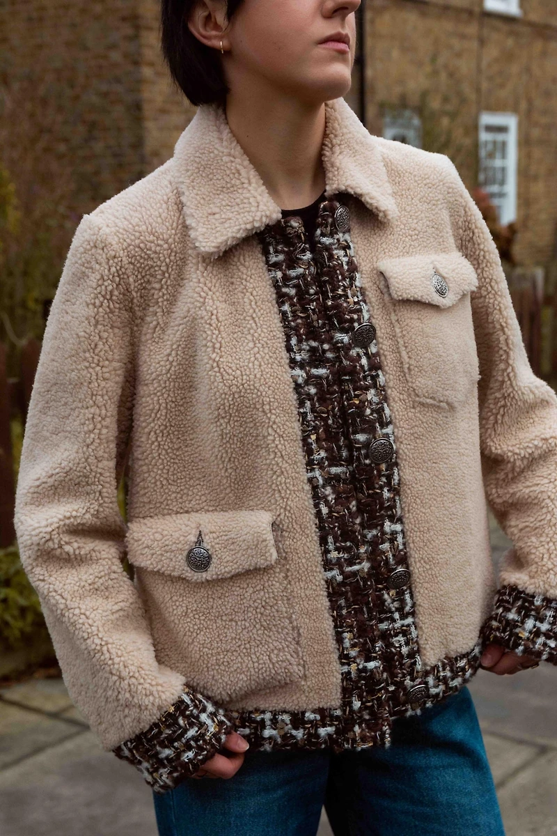 Labeca London Women's Teddy Shearling Jacket