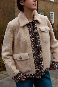Labeca London Women's Teddy Shearling Jacket