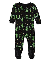Leveret Toddler Footed Cotton Halloween Pajamas