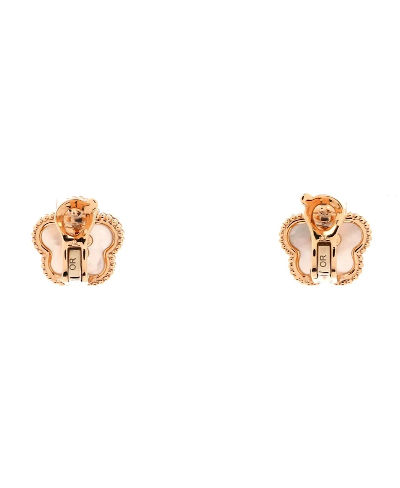 Pre-Owned Van Cleef & Arpels Lucky Spring Plum Blossom Stud Earring