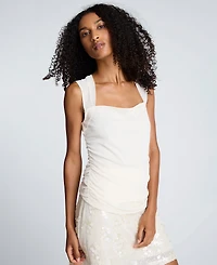 Kenneth Cole Women's Square Neck Sleeveless Top