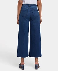 Nydj Women's Brodi Wide Leg Ankle Jeans