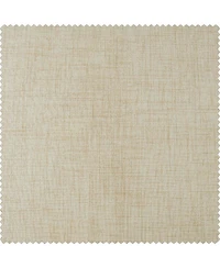 Half Price Drapes Natural Light Beige Grommet Thermal Cross Linen Weave Blackout Curtain