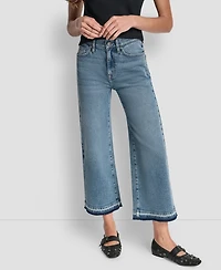 Dkny Jeans Women's Mid-Rise Wide Leg