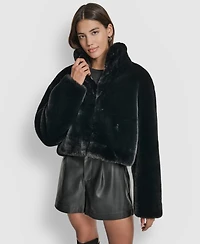Dkny Jeans Women's Long-Sleeve Cropped Jacket