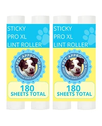 True & Tidy StickyPro Xl 4-Pc. Lint Roller Refill Set