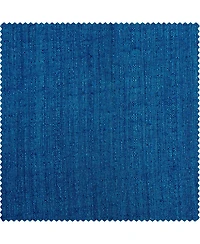 Rustic Weave Linen Curtains (2 Panels) Sheer Window Panel Set, Rod Pocket Curtains