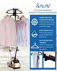 Salav Limited Edition Pro Series Dual Bar 61.4" Luxe Garment Steamer