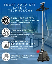 Salav Commercial Grade Smart Auto Shut-Off 70.5" Garment Steamer