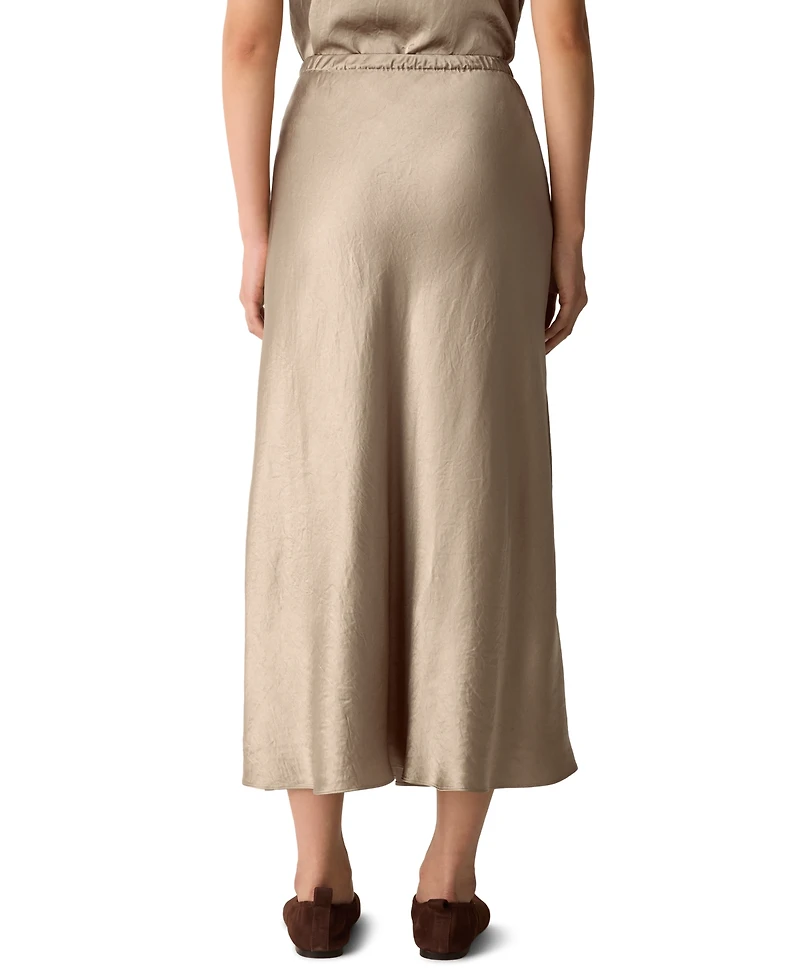 Eileen Fisher Women's Crinkle Textured Maxi Skirt, Regular and Plus