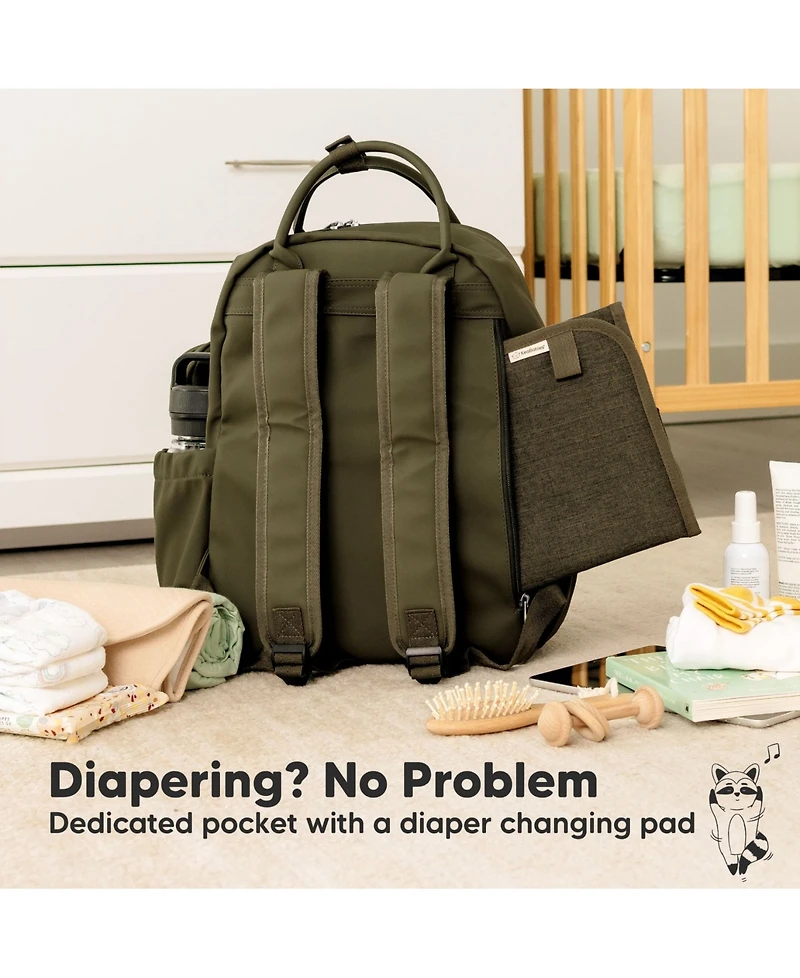 KeaBabies Play Diaper Bag Backpack Comes with Portable Changing Pad, Baby for Mom, Travel Essential