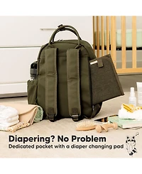 KeaBabies Play Diaper Bag Backpack Comes with Portable Changing Pad, Baby for Mom, Travel Essential