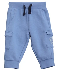 Guess Baby Boys 2-Piece Long-Sleeve Sweatshirt and Cargo Sweatpants Set