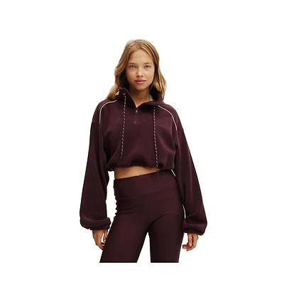 Cotton On Women's Active Explorer Polar Fleece Half Zip Jumper