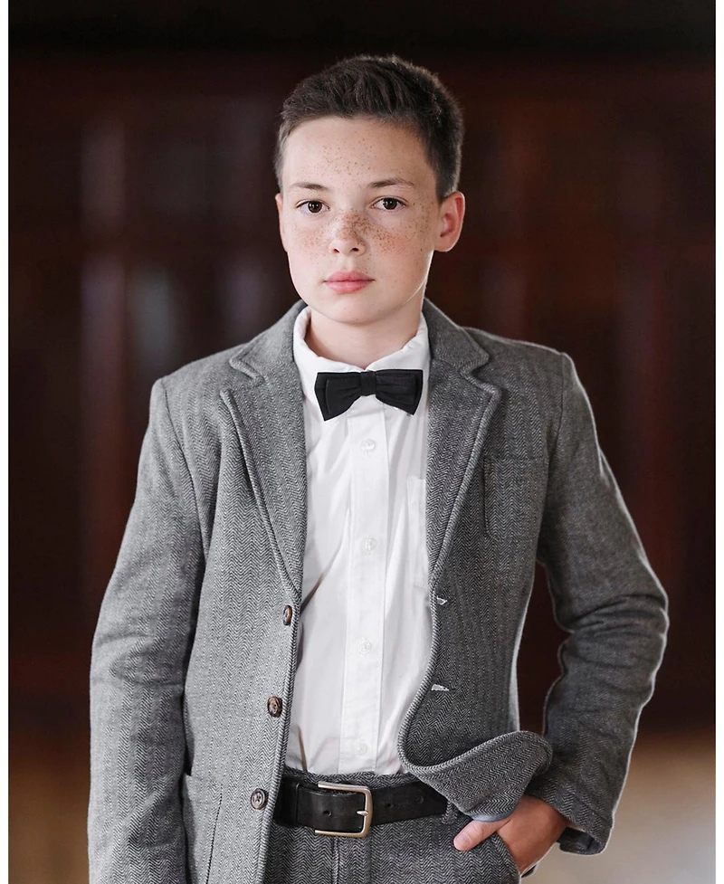 Hope & Henry Boys Classic Sateen Bow Tie