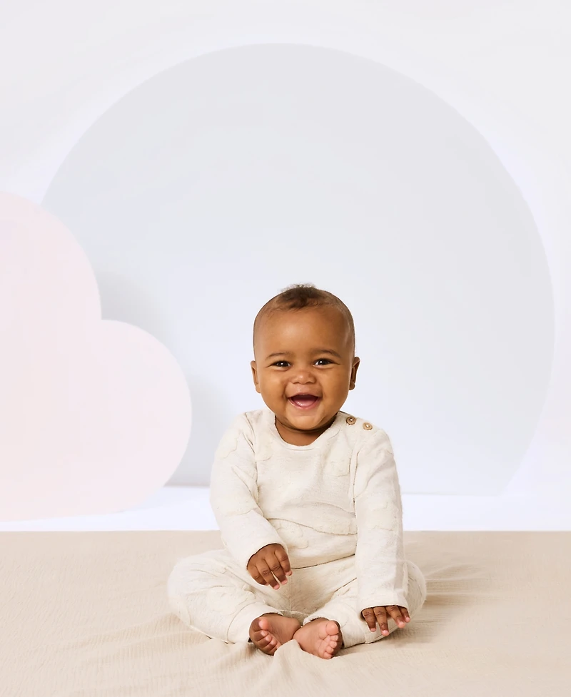 Huggies Baby Girls 2-Piece Floral Printed Top and Pants Set