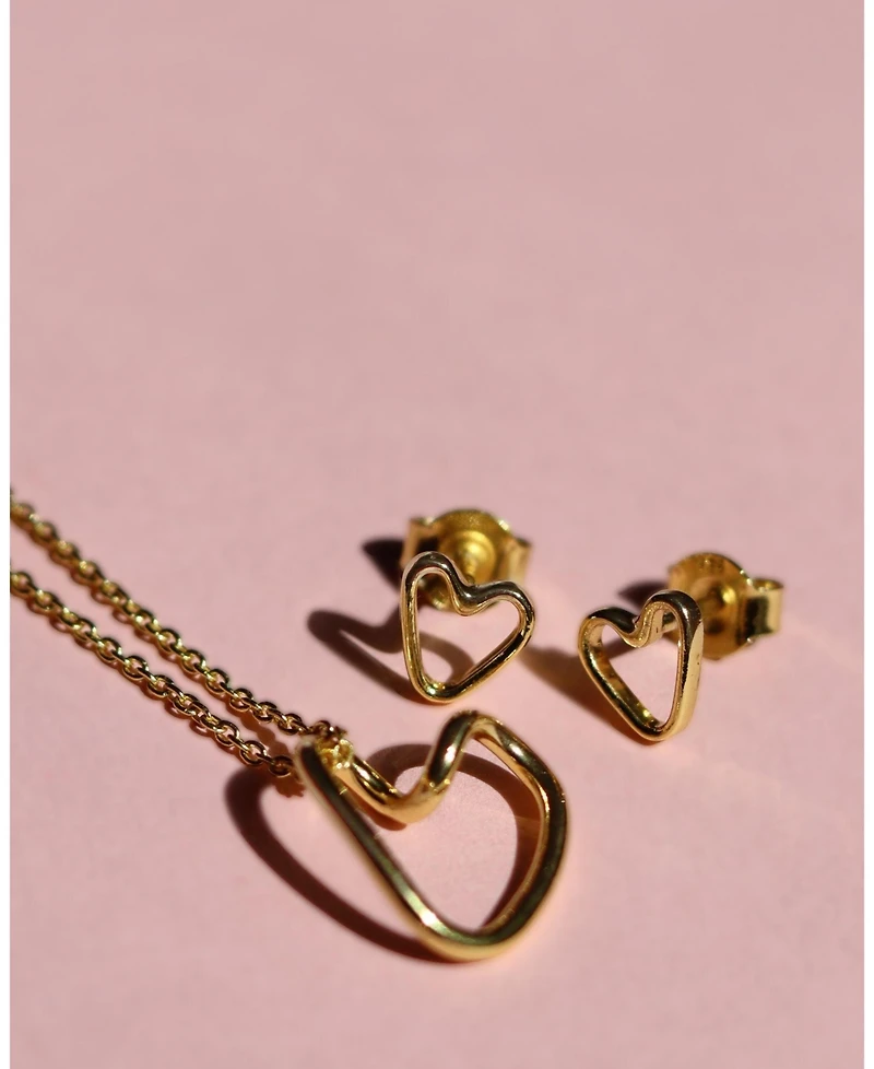 Ottoman Hands Heart Studs