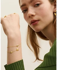Ottoman Hands Hammered Heart Bracelet