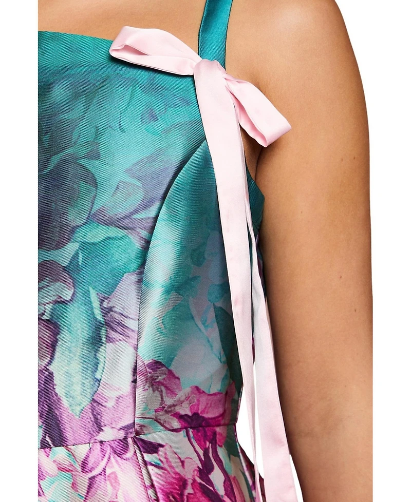 Coast Women's Strappy Bow Detail Twill Midi Dress