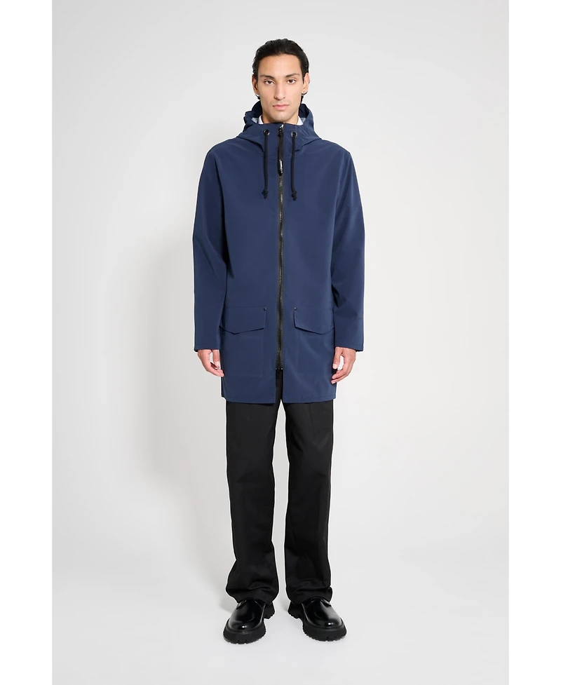 Stutterheim Men's Classic and Unisex Stockholm Patch Raincoat