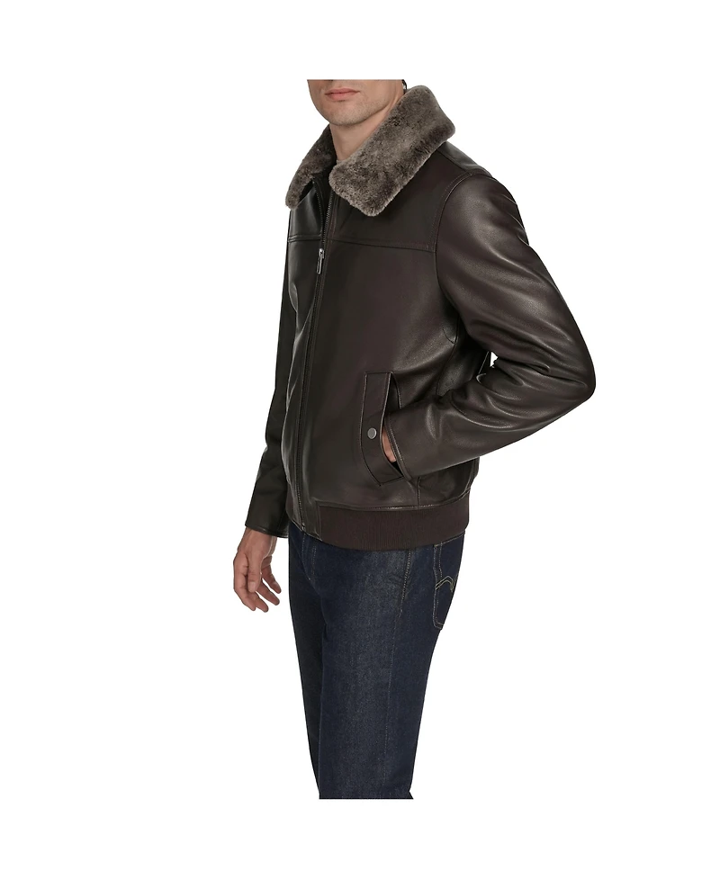 Andrew Marc Black Label Men's Hedland Leather Jacket
