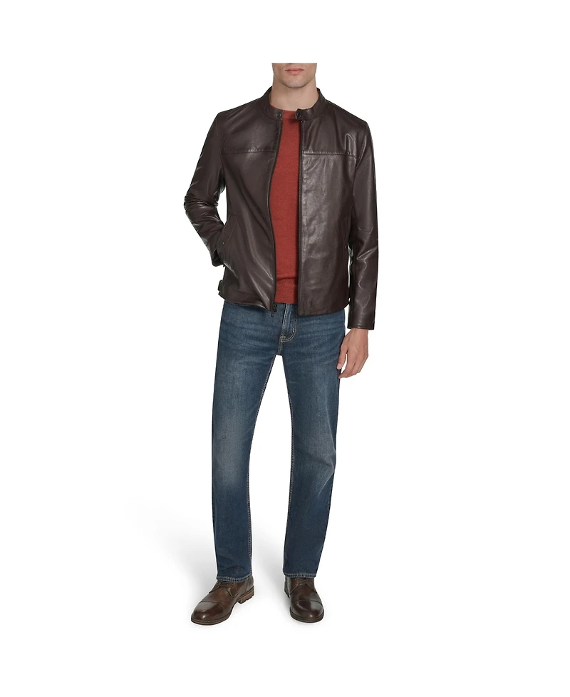 Andrew Marc Black Label Men's Macalister Leather Jacket