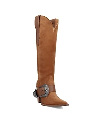 Dingo Women's Shoe Designed With Suede/Polyester (Yeehottie) - Boots