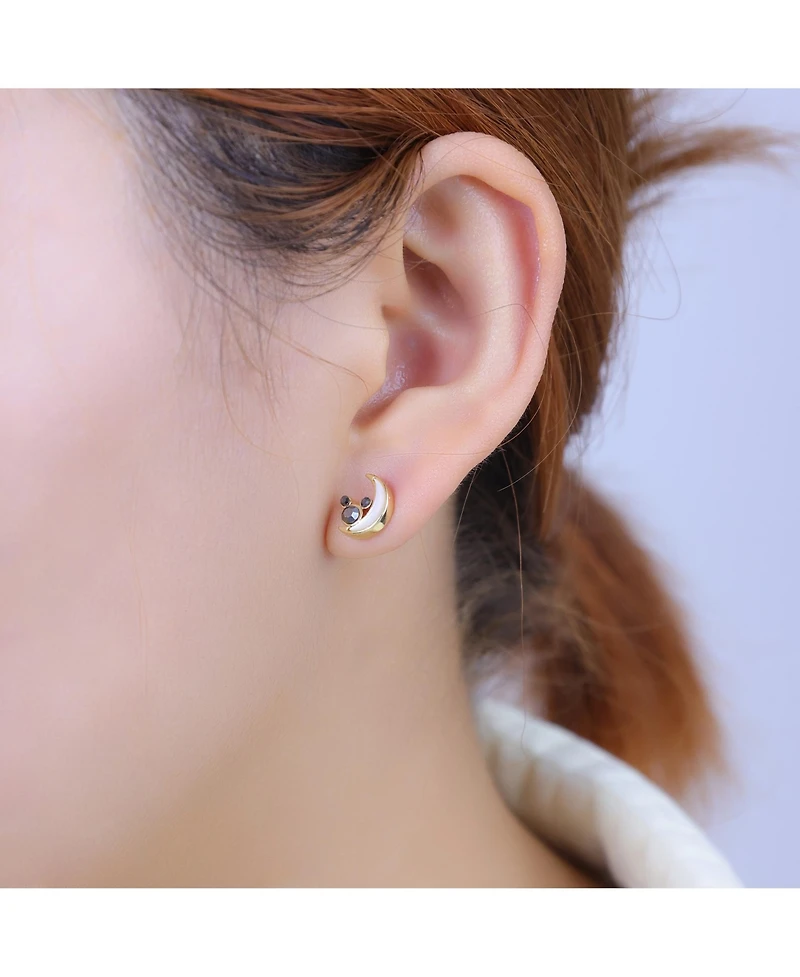 Disney Minnie Mouse Cubic Zirconia Earring Set