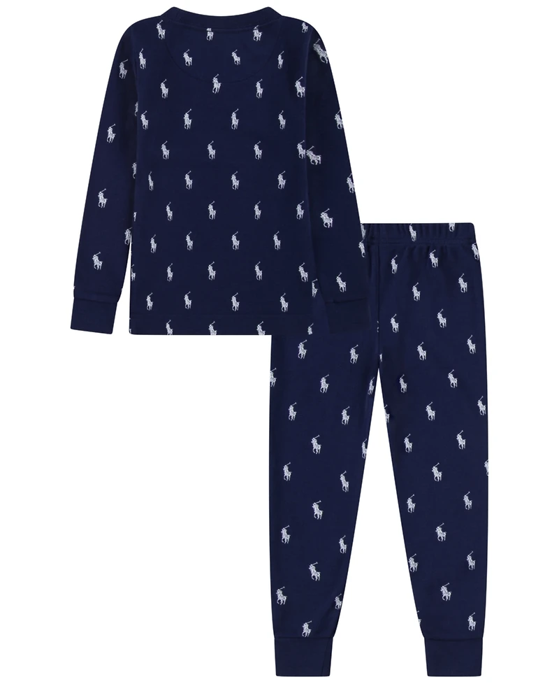 Polo Ralph Lauren Boys Toddler 2T-4T 2-Piece Top and Pants Sleep Set