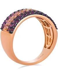 Le Vian Amethyst (0.53 ct. t.w.) and Pink Sapphire (0.87 ct. t.w.) Ombre Ring in 14K Strawberry Gold