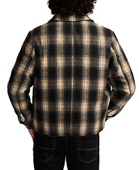 Lucky Brand Men's Plaid Long-Sleeve Jacket