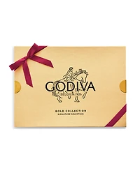 Godiva Assorted Chocolate Gift Box with Ribbon, 30-Pc - Wine