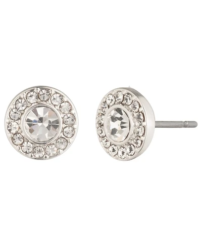 Lauren Ralph Lauren Glass Crystal Stone Pave Stud Earrings