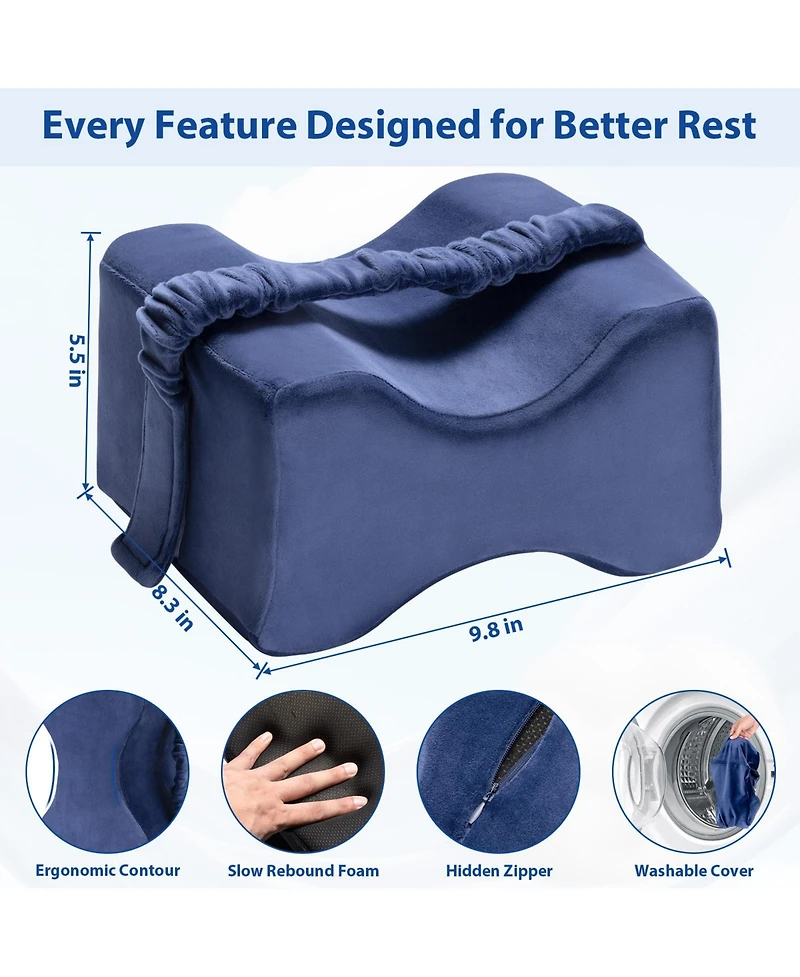 Sugift 10 Pack Seat Cushions Gel Memory Foam for Back
